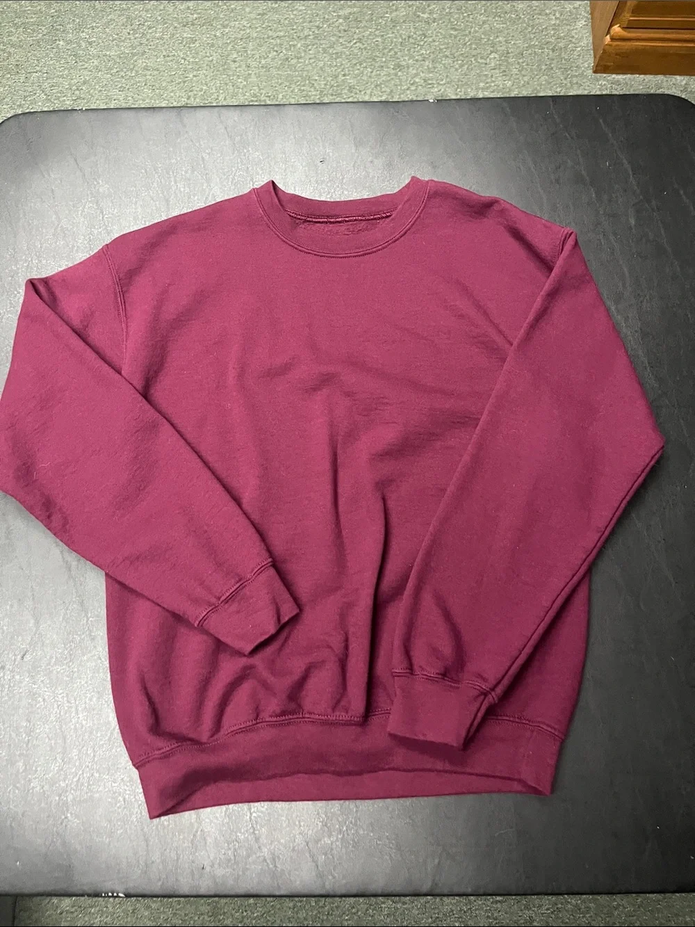 J. Crew Men's Crewneck Sweater in Burgundy