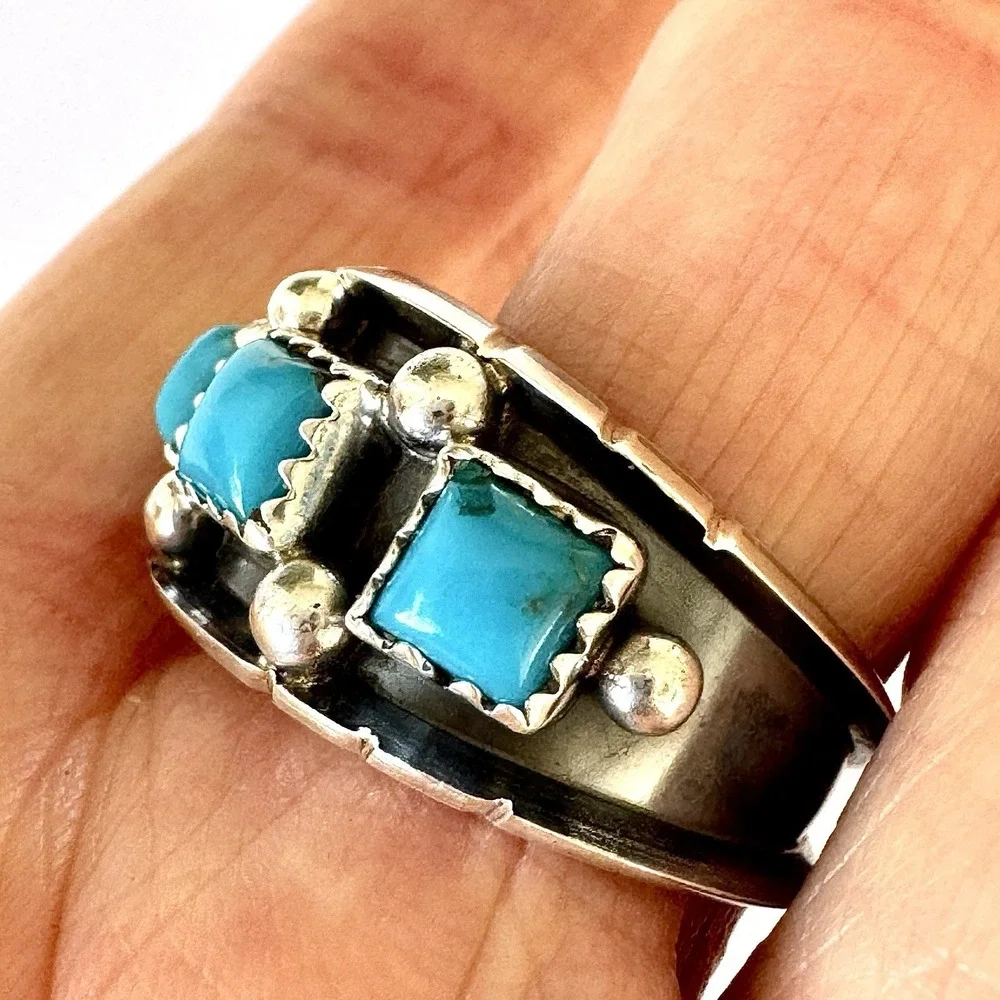 Native American Navajo Indian Turquoise Jewelry stones tested